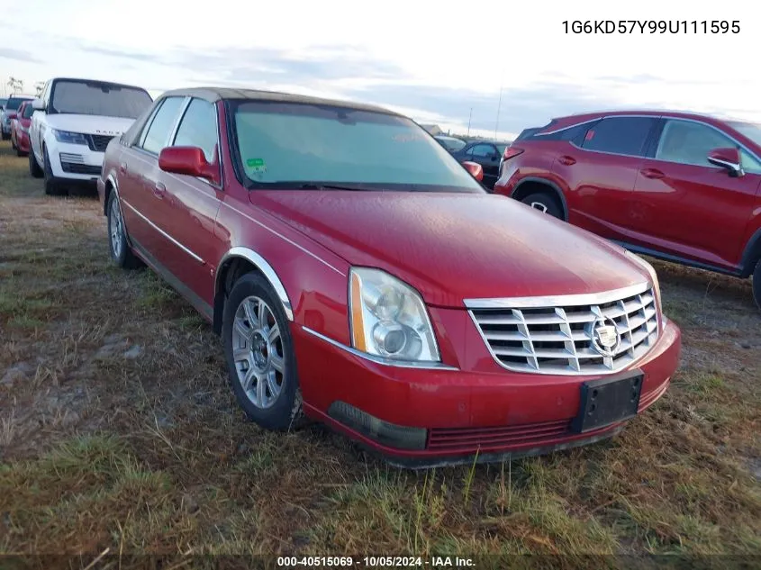 2009 Cadillac Dts 1Sc VIN: 1G6KD57Y99U111595 Lot: 40515069