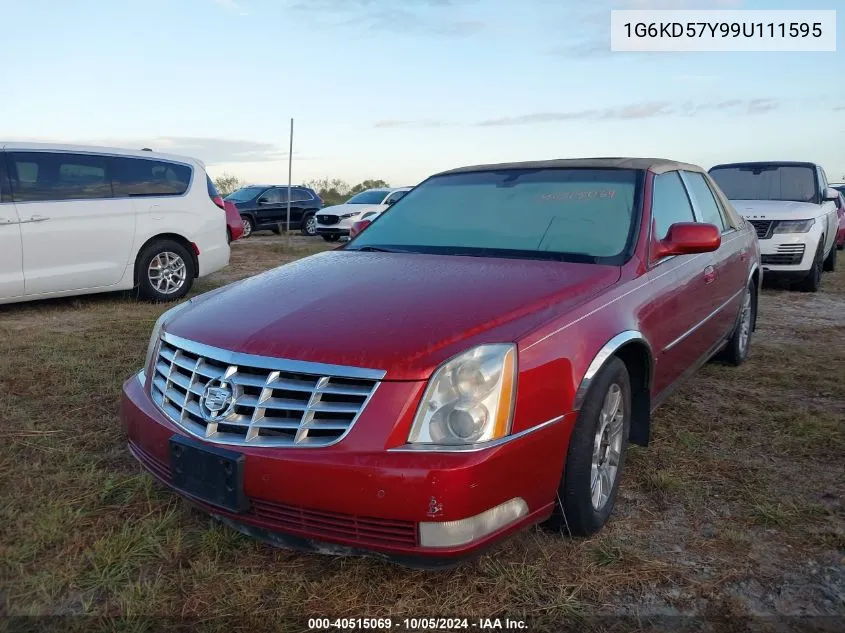 2009 Cadillac Dts 1Sc VIN: 1G6KD57Y99U111595 Lot: 40515069