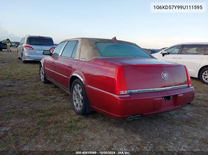 2009 Cadillac Dts 1Sc VIN: 1G6KD57Y99U111595 Lot: 40515069