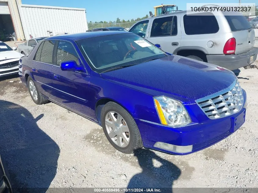 2009 Cadillac Dts 1Sb VIN: 1G6KD57Y49U132337 Lot: 40559495