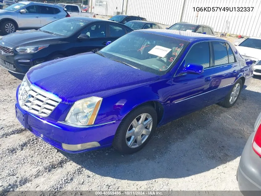 2009 Cadillac Dts 1Sb VIN: 1G6KD57Y49U132337 Lot: 40559495