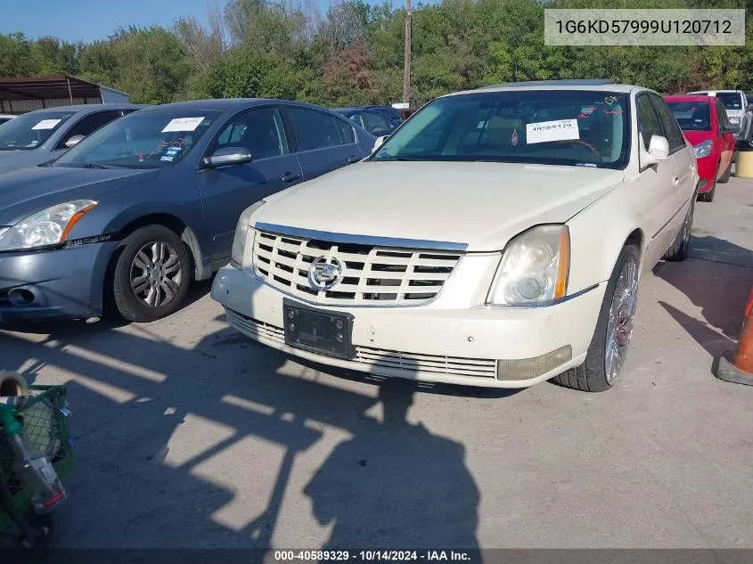 2009 Cadillac Dts 1Se VIN: 1G6KD57999U120712 Lot: 40589329