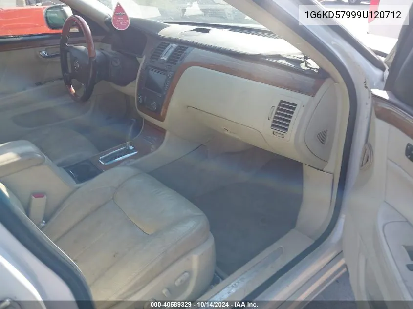 2009 Cadillac Dts 1Se VIN: 1G6KD57999U120712 Lot: 40589329