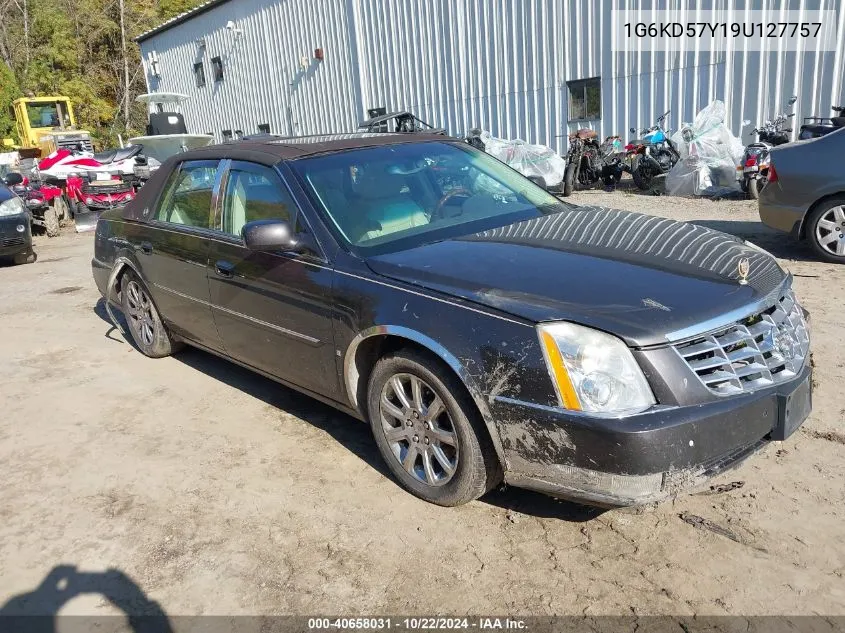 2009 Cadillac Dts 1Sc VIN: 1G6KD57Y19U127757 Lot: 40658031