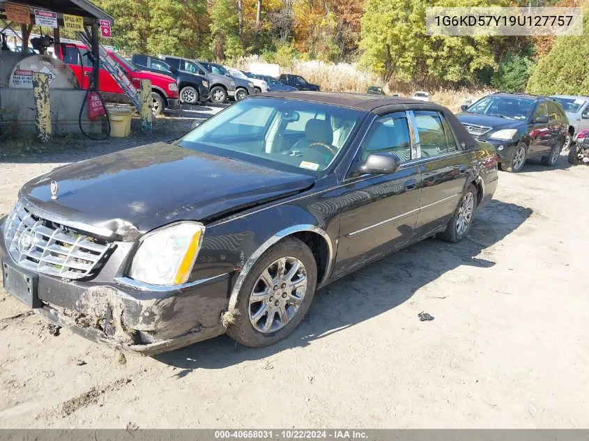 2009 Cadillac Dts 1Sc VIN: 1G6KD57Y19U127757 Lot: 40658031