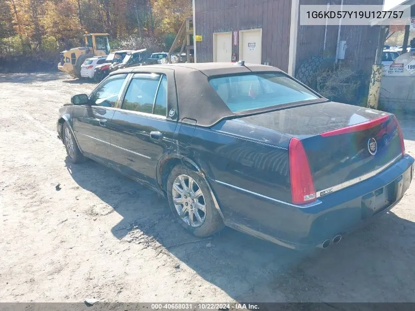 2009 Cadillac Dts 1Sc VIN: 1G6KD57Y19U127757 Lot: 40658031