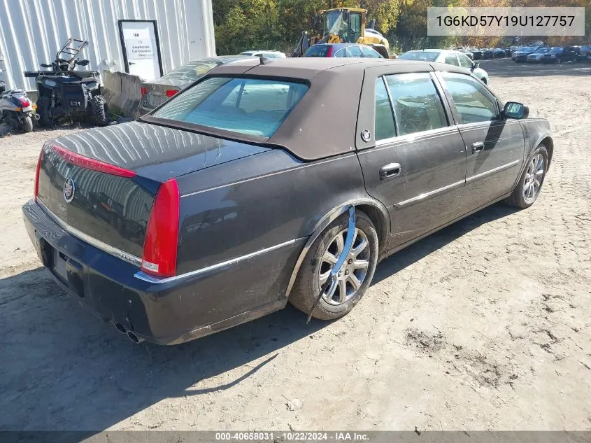 2009 Cadillac Dts 1Sc VIN: 1G6KD57Y19U127757 Lot: 40658031