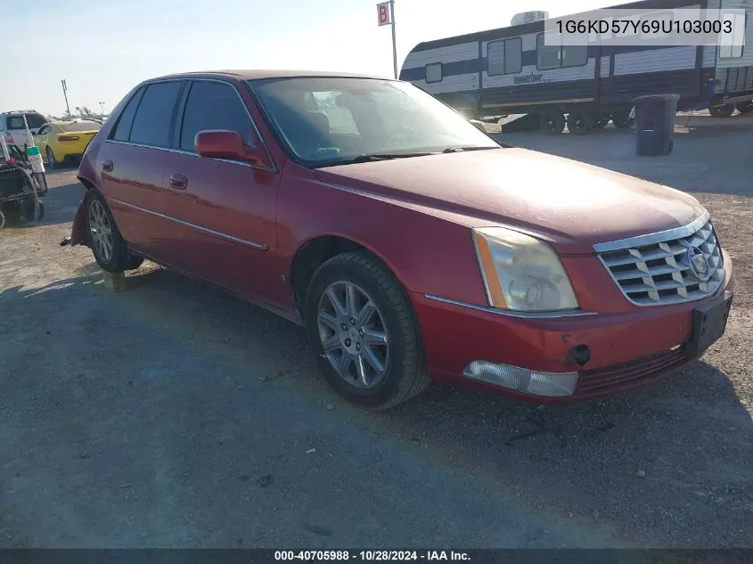 2009 Cadillac Dts VIN: 1G6KD57Y69U103003 Lot: 40705988