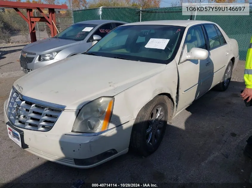 2009 Cadillac Dts 1Sc VIN: 1G6KD57Y59U146697 Lot: 40714114