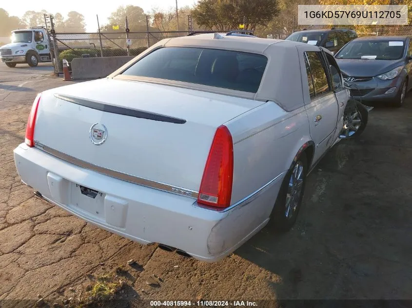 2009 Cadillac Dts 1Sd VIN: 1G6KD57Y69U112705 Lot: 40815994