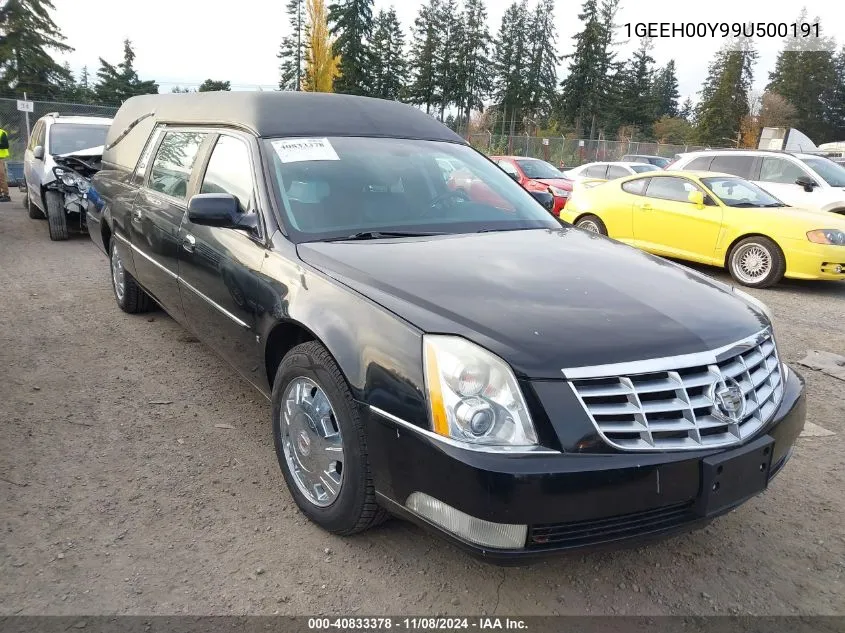 2009 Cadillac Dts Standard VIN: 1GEEH00Y99U500191 Lot: 40833378