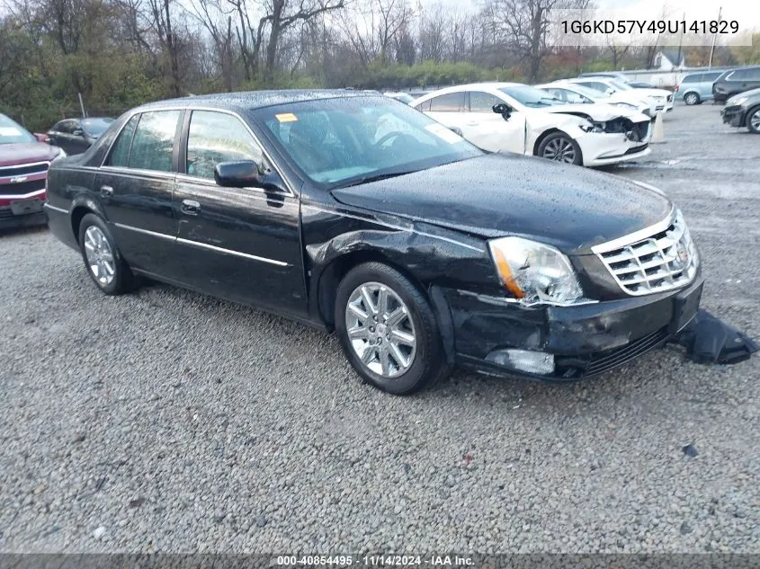 2009 Cadillac Dts 1Sd VIN: 1G6KD57Y49U141829 Lot: 40854495