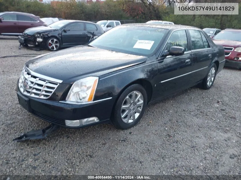 2009 Cadillac Dts 1Sd VIN: 1G6KD57Y49U141829 Lot: 40854495