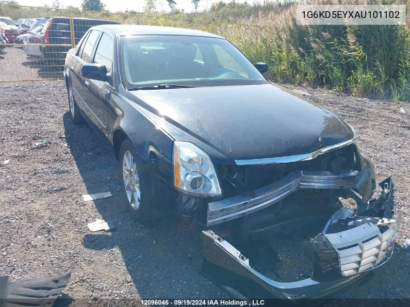 2010 Cadillac Dts VIN: 1G6KD5EYXAU101102 Lot: 12096045