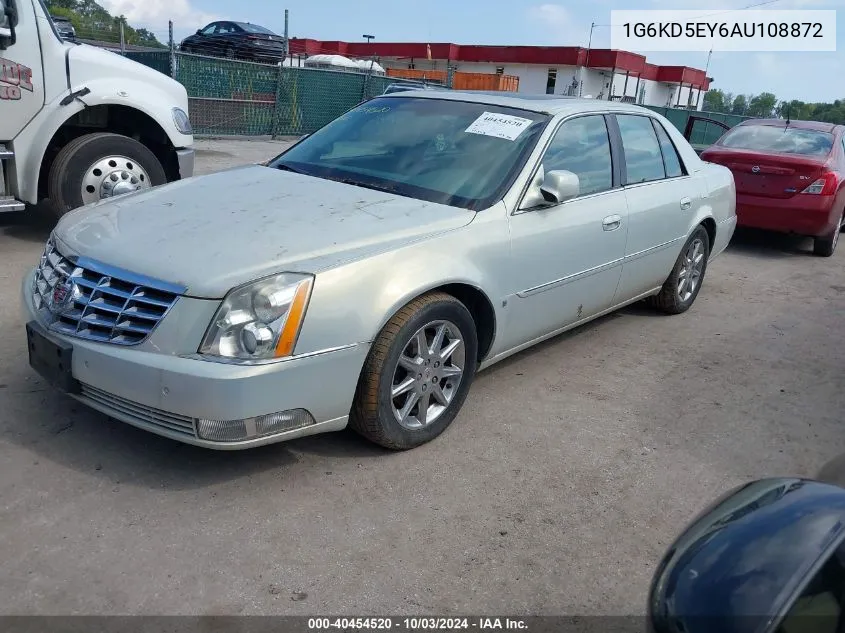 2010 Cadillac Dts Luxury Collection VIN: 1G6KD5EY6AU108872 Lot: 40454520