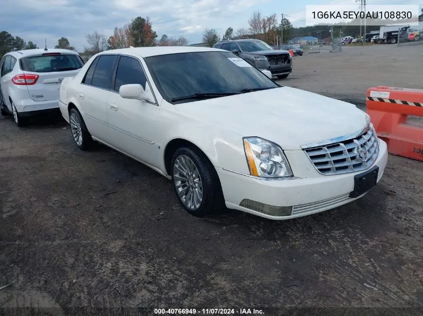 2010 Cadillac Dts Standard VIN: 1G6KA5EY0AU108830 Lot: 40766949