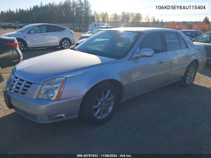 2010 Cadillac Dts Luxury Collection VIN: 1G6KD5EY8AU115404 Lot: 40791933