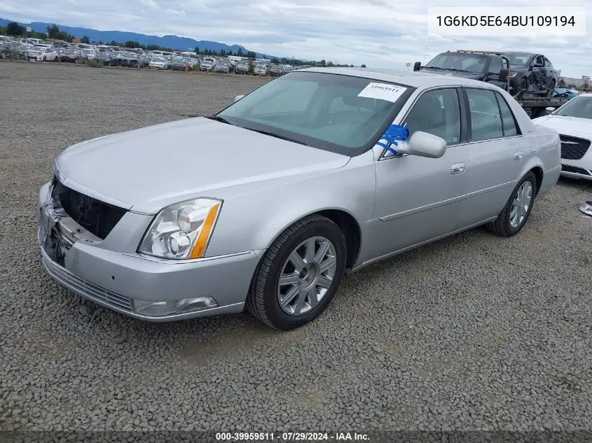 1G6KD5E64BU109194 2011 Cadillac Dts Luxury Collection