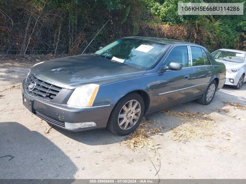 2011 Cadillac Dts Premium Collection VIN: 1G6KH5E66BU114286 Lot: 39988655