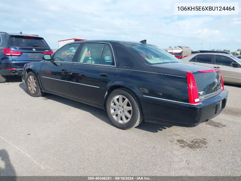 2011 Cadillac Dts Premium Collection VIN: 1G6KH5E6XBU124464 Lot: 40346251