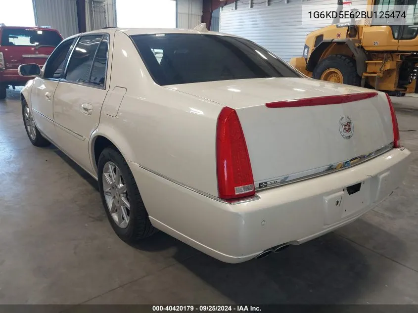 2011 Cadillac Dts Luxury Collection VIN: 1G6KD5E62BU125474 Lot: 40420179