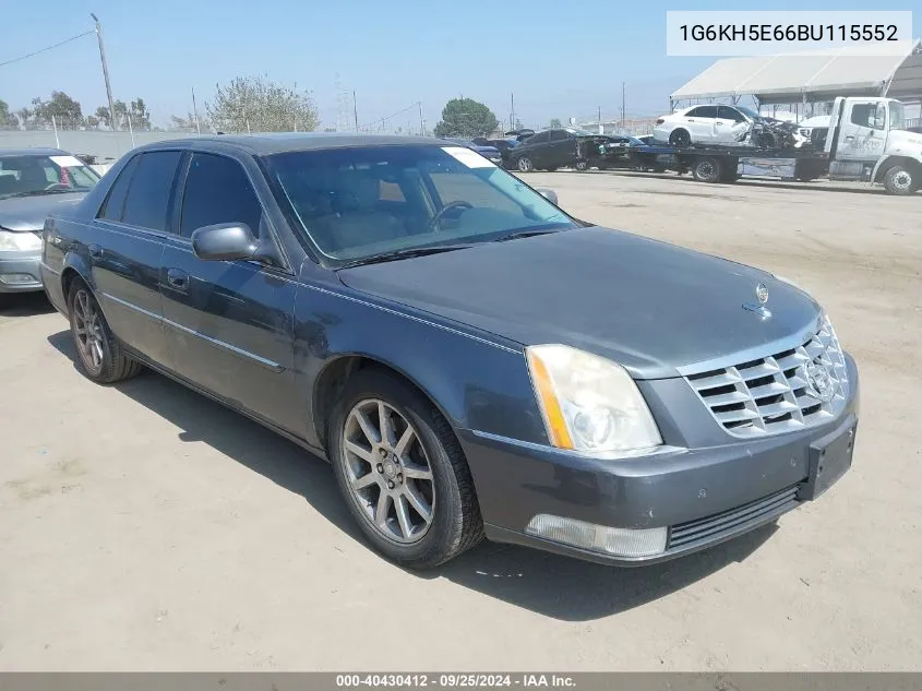 1G6KH5E66BU115552 2011 Cadillac Dts Premium Collection