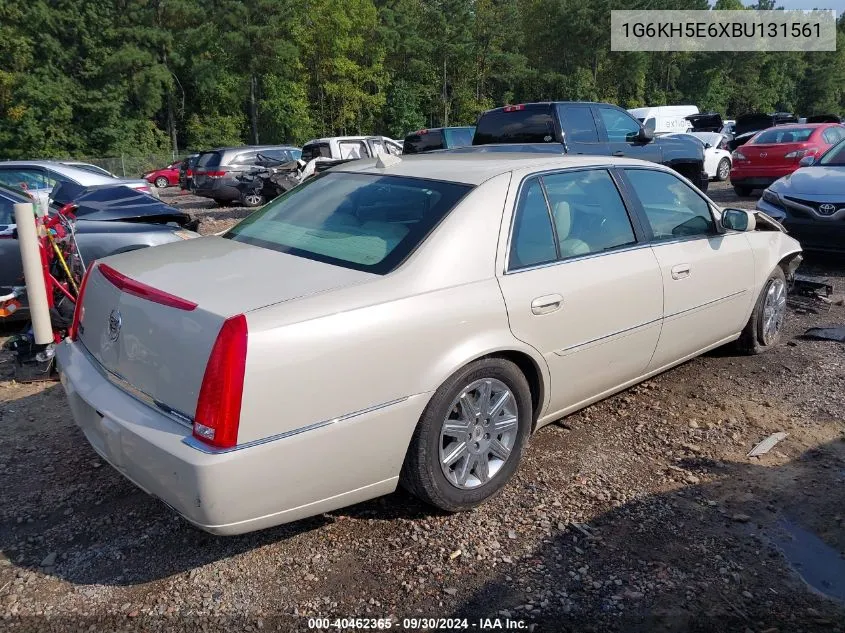 2011 Cadillac Dts Premium Collection VIN: 1G6KH5E6XBU131561 Lot: 40462365