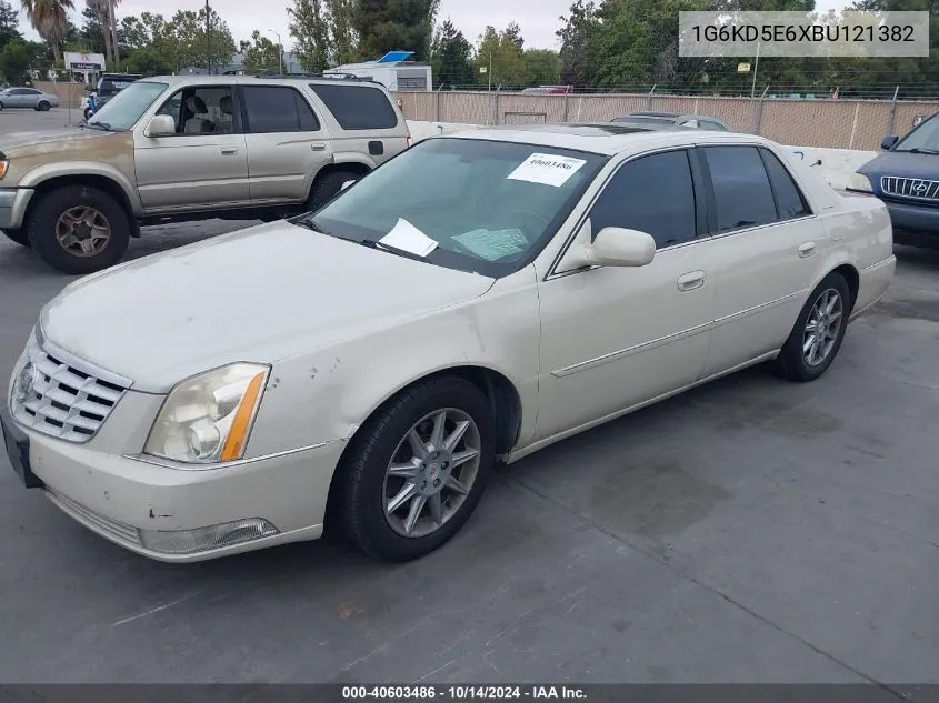 2011 Cadillac Dts Luxury Collection VIN: 1G6KD5E6XBU121382 Lot: 40603486