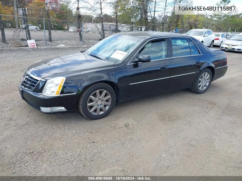 2011 Cadillac Dts Premium Collection VIN: 1G6KH5E64BU115887 Lot: 40615648