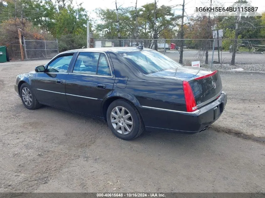 2011 Cadillac Dts Premium Collection VIN: 1G6KH5E64BU115887 Lot: 40615648