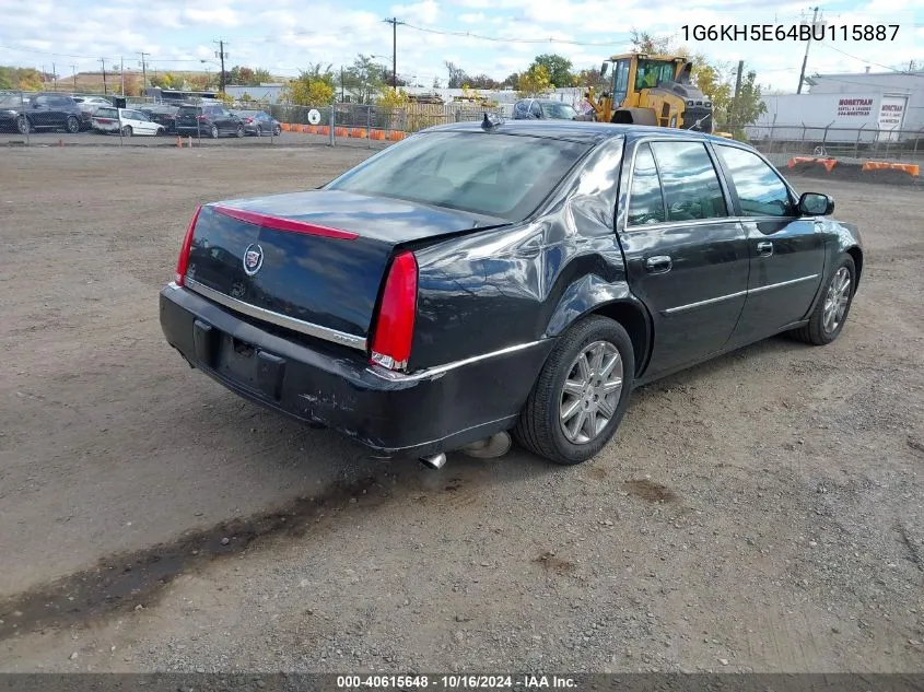 2011 Cadillac Dts Premium Collection VIN: 1G6KH5E64BU115887 Lot: 40615648