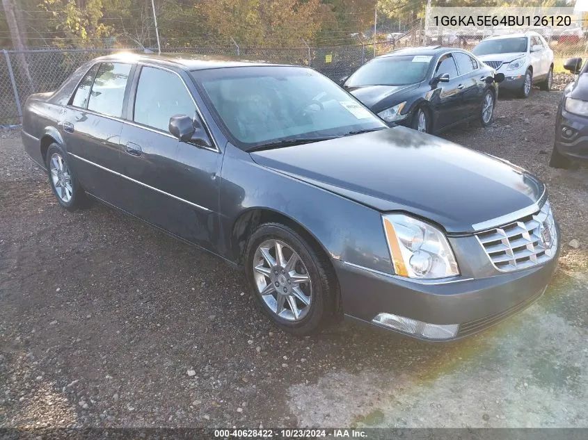 2011 Cadillac Dts Standard VIN: 1G6KA5E64BU126120 Lot: 40628422