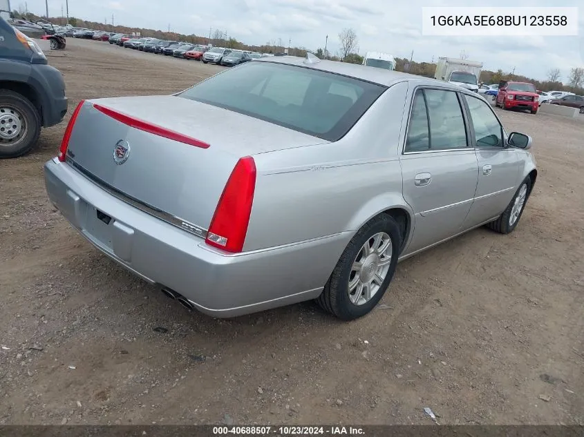 2011 Cadillac Dts Standard VIN: 1G6KA5E68BU123558 Lot: 40688507