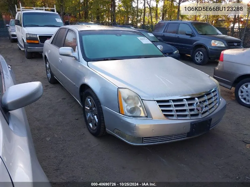 2011 Cadillac Dts Luxury Collection VIN: 1G6KD5E66BU123288 Lot: 40690726