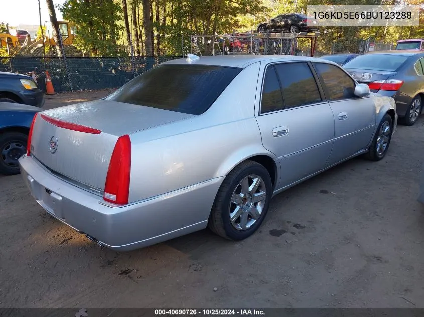 2011 Cadillac Dts Luxury Collection VIN: 1G6KD5E66BU123288 Lot: 40690726