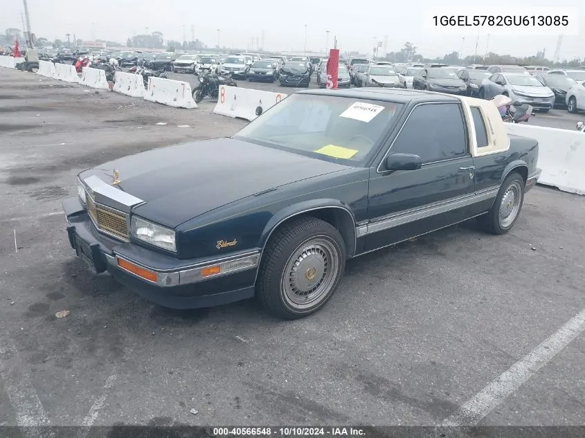 1986 Cadillac Eldorado VIN: 1G6EL5782GU613085 Lot: 40566548