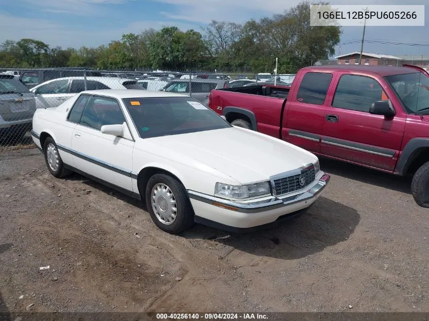 1993 Cadillac Eldorado VIN: 1G6EL12B5PU605266 Lot: 40256140