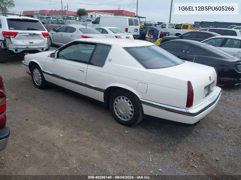 1993 Cadillac Eldorado VIN: 1G6EL12B5PU605266 Lot: 40256140