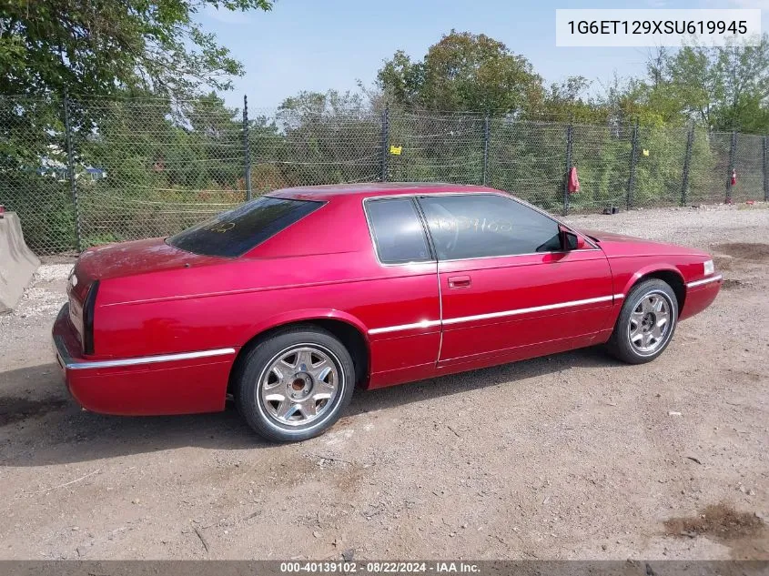 1995 Cadillac Eldorado Touring VIN: 1G6ET129XSU619945 Lot: 40139102