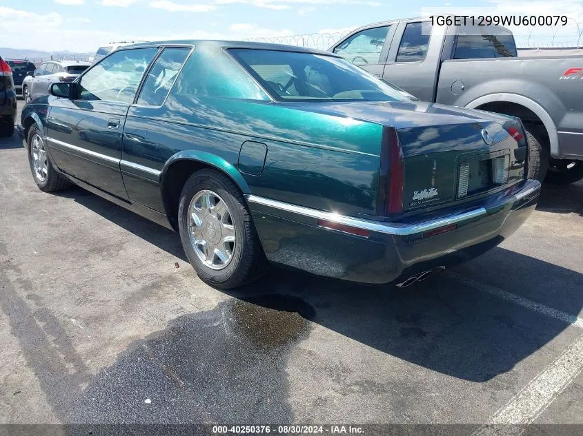 1998 Cadillac Eldorado Touring VIN: 1G6ET1299WU600079 Lot: 40250376