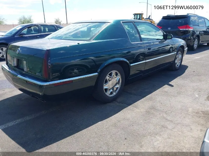 1998 Cadillac Eldorado Touring VIN: 1G6ET1299WU600079 Lot: 40250376