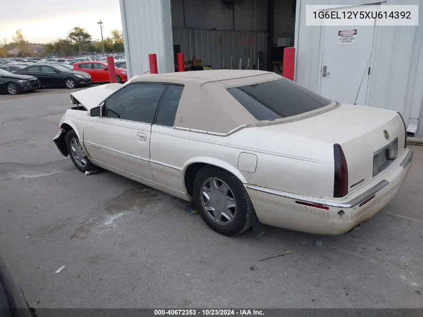 1999 Cadillac Eldorado Standard VIN: 1G6EL12Y5XU614392 Lot: 40672353