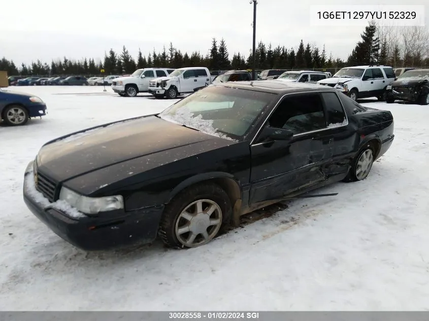 2000 Cadillac Eldorado Touring VIN: 1G6ET1297YU152329 Lot: 30028558