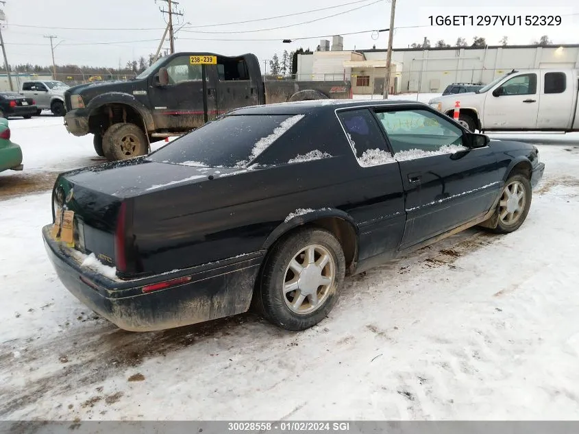 2000 Cadillac Eldorado Touring VIN: 1G6ET1297YU152329 Lot: 30028558