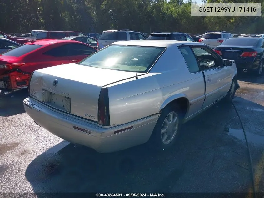 2000 Cadillac Eldorado Etc VIN: 1G6ET1299YU171416 Lot: 40254531