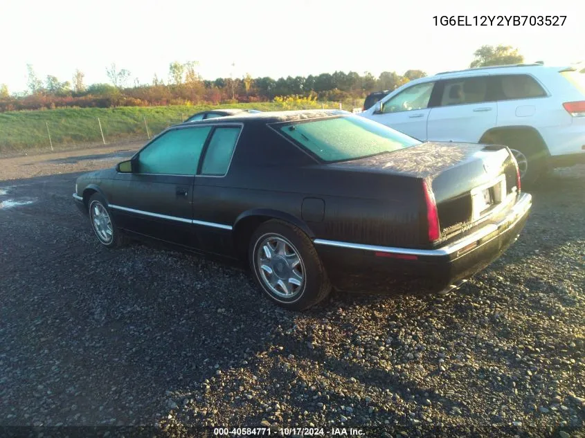 2000 Cadillac Eldorado Esc VIN: 1G6EL12Y2YB703527 Lot: 40584771