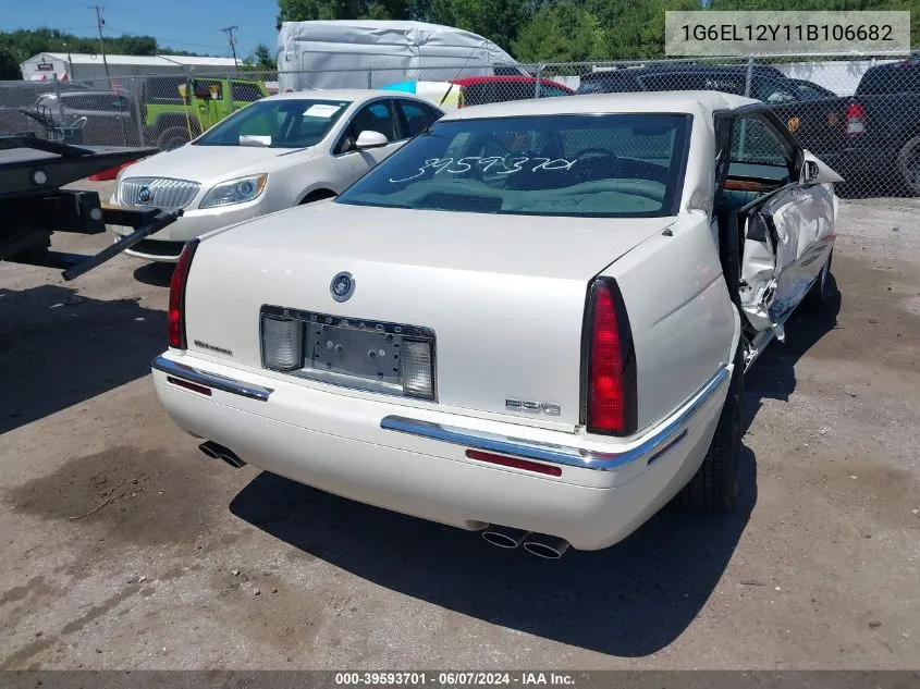 2001 Cadillac Eldorado Esc VIN: 1G6EL12Y11B106682 Lot: 39593701