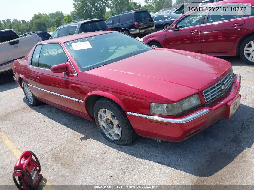 2001 Cadillac Eldorado Esc VIN: 1G6EL12Y21B110272 Lot: 40150000