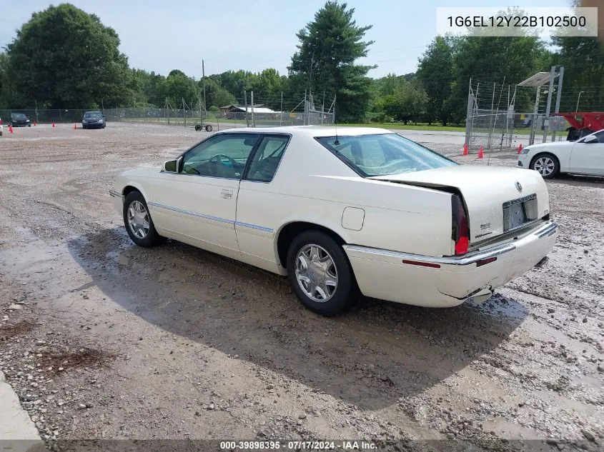 2002 Cadillac Eldorado Esc VIN: 1G6EL12Y22B102500 Lot: 39898395