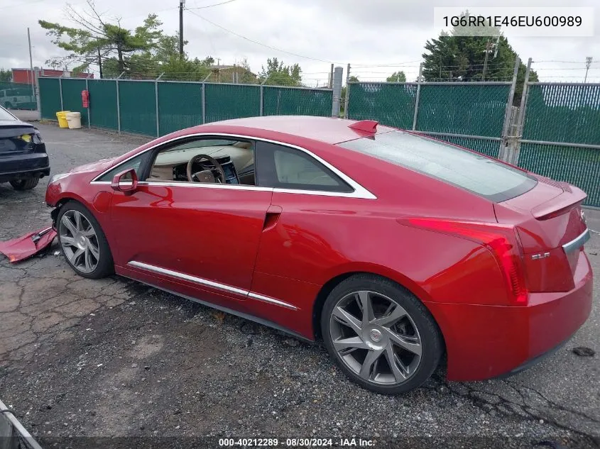 1G6RR1E46EU600989 2014 Cadillac Elr Standard